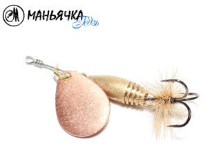 Блесна Маньячка Гедзь №4 3,3г медь